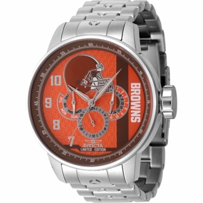 Invicta Men's Watch - NFL Cleveland Browns Quartz Stainless Steel Bracelet | 45138