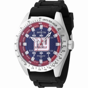 Invicta Men's Watch - NFL New York Giants Red and Blue Dial Silicone Strap | 47863