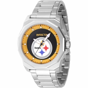 Invicta Men's Watch - NFL Pittsburgh Steelers Yellow and Black Dial Bracelet | 47921