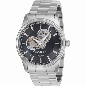 Invicta Men's Watch - Objet D Art Automatic Open Heart Dial Silver Bracelet | 27559