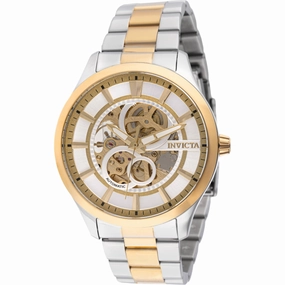 Invicta Men's Watch - Specialty Automatic Gold and Silver Tone Dial Bracelet | 46737