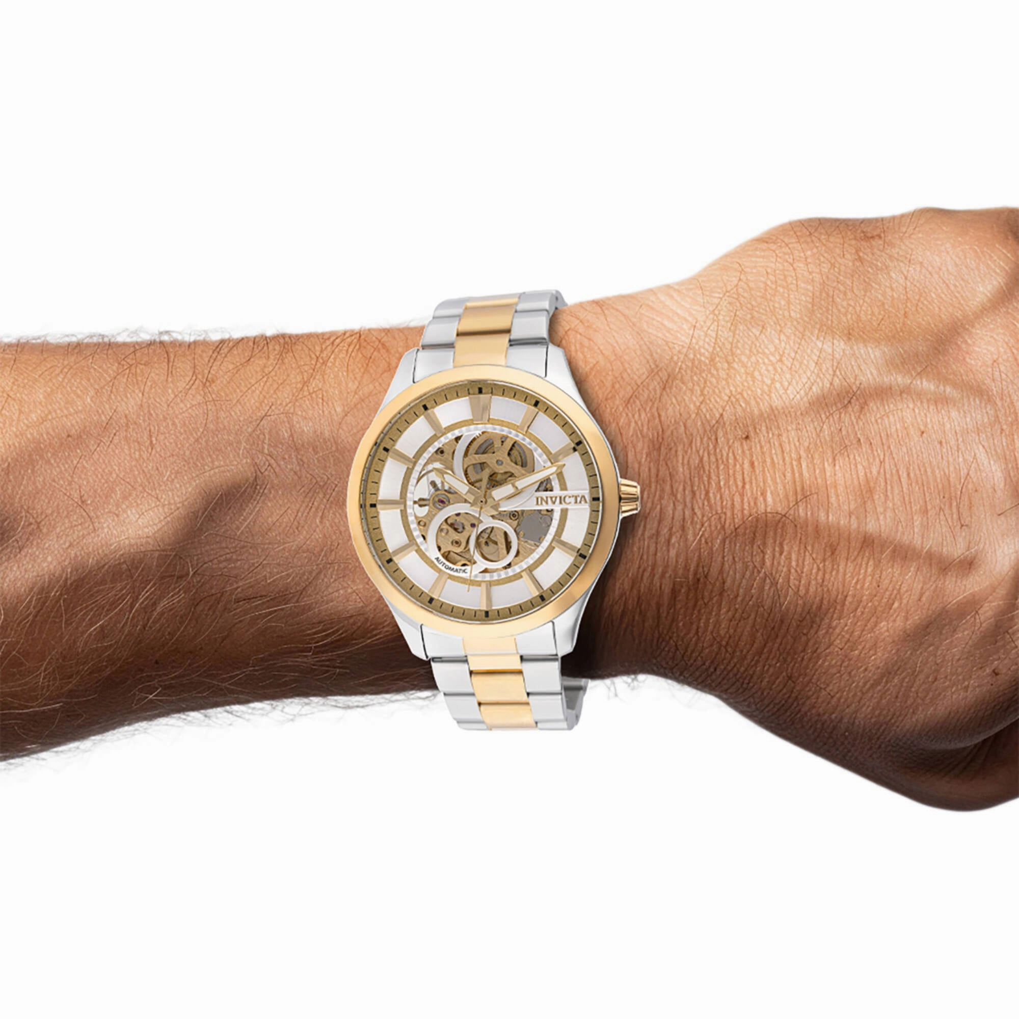 Invicta Men's Watch - Specialty Automatic Gold and Silver Tone Dial Bracelet | 46737