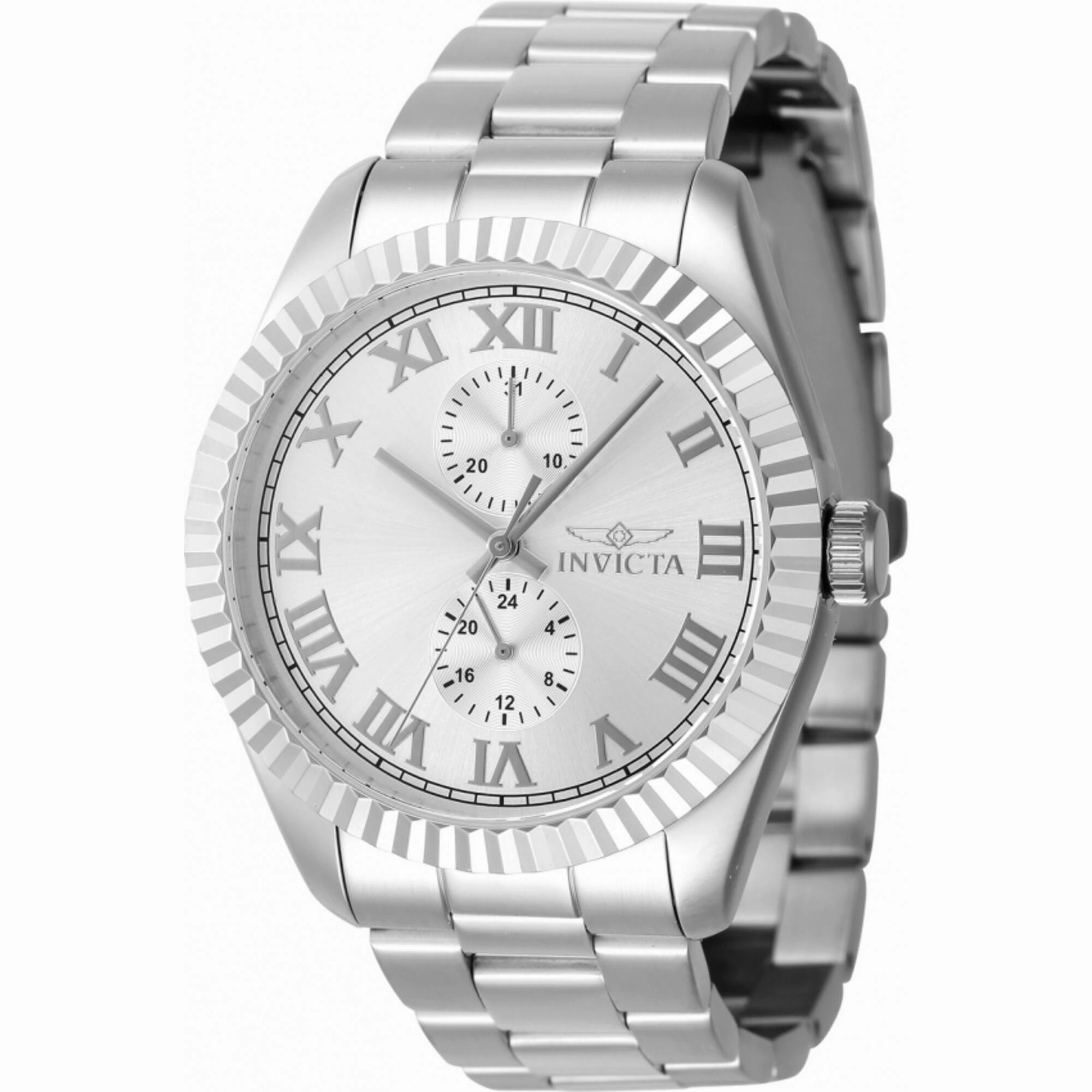 Invicta Men's Watch - Specialty Quartz Silver Tone Dial Steel Bracelet | 47421