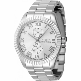 Invicta Men's Watch - Specialty Quartz Silver Tone Dial Steel Bracelet | 47421