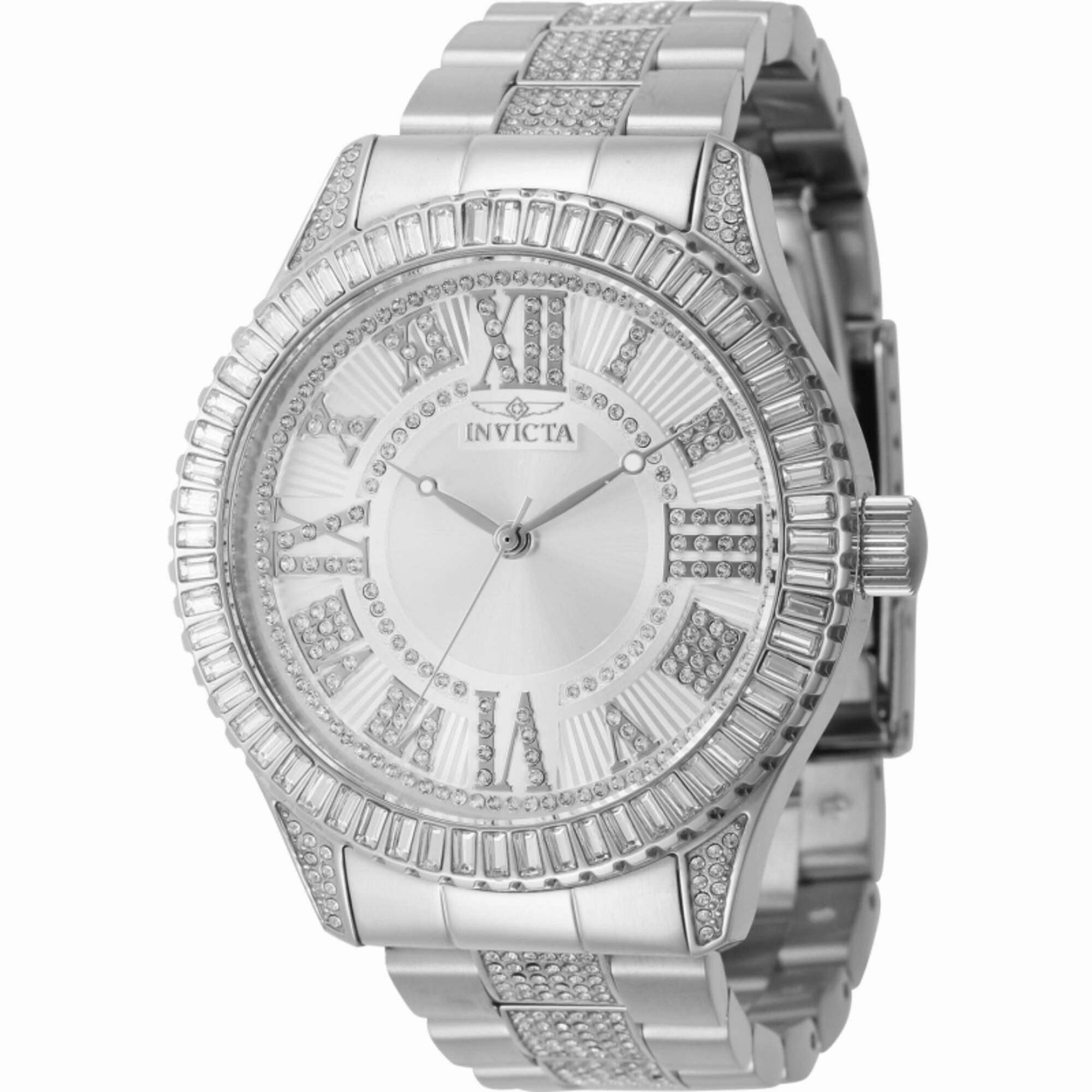 Invicta Men's Watch - Specialty Silver Dial Stainless Steel Bracelet Crystal | 44183
