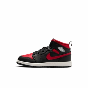 Jordan 1 Mid PS - BLACK/VARSITY RED-SUMMIT WHITE