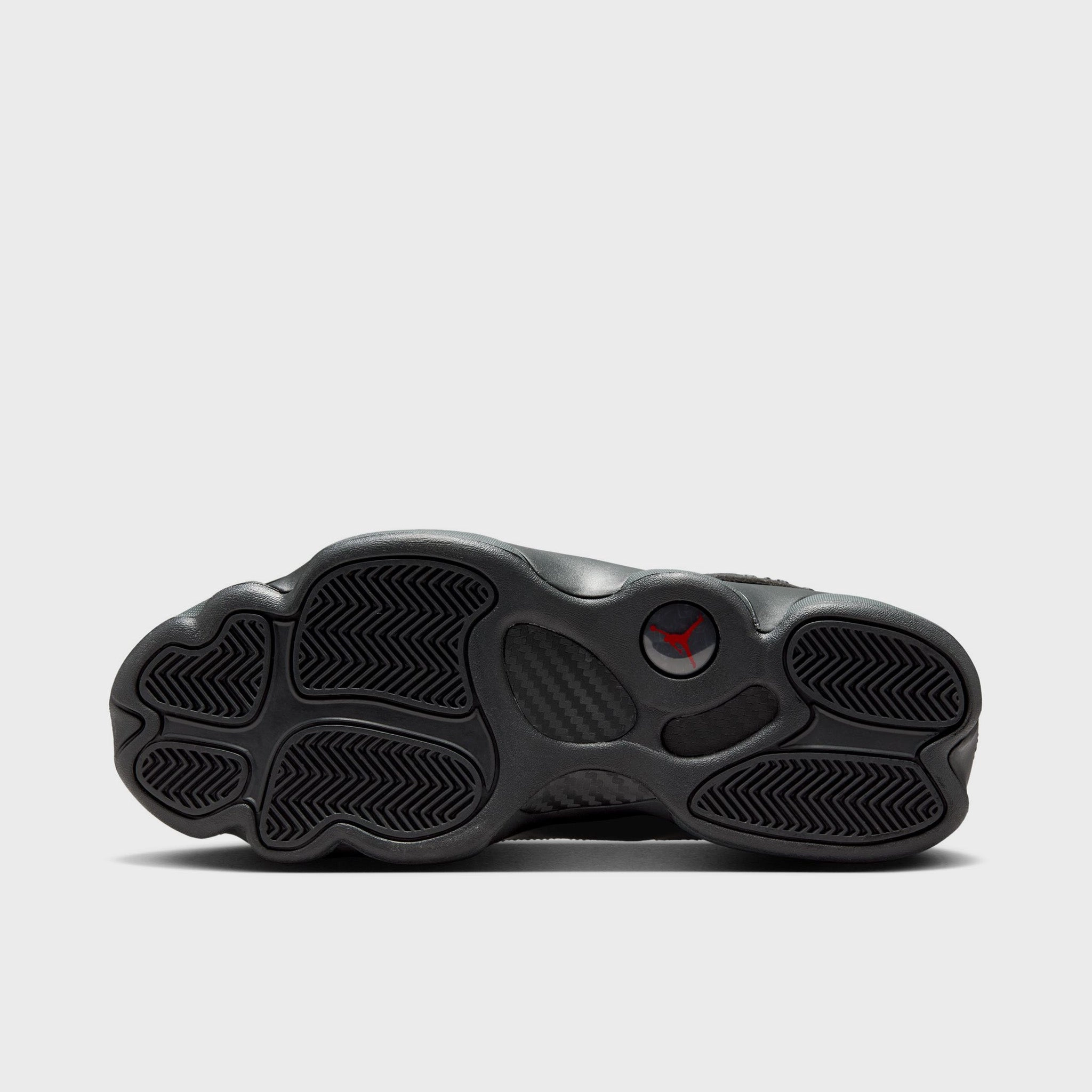 Jordan 6 Rings Black / Fire Red - Anthracite