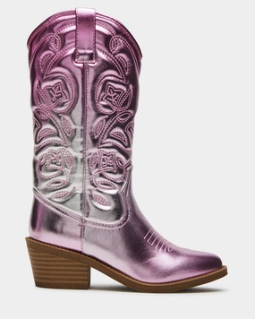KIDS' DOLLIE PINK METALLIC