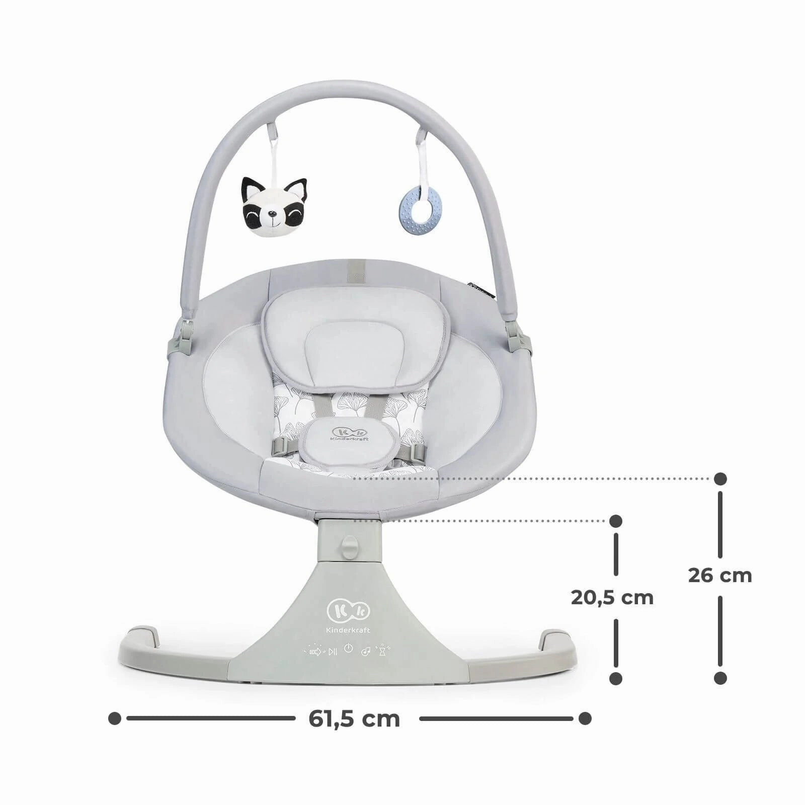 Kinderkraft Luli Swing & Bouncer - Grey