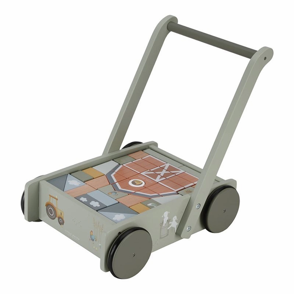 Little Dutch Little Farm Block Trolley
