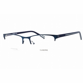 Liz Claiborne Men's Eyeglasses - Clear Lens Matte Blue Metal Frame | CB 268 0RCT 00