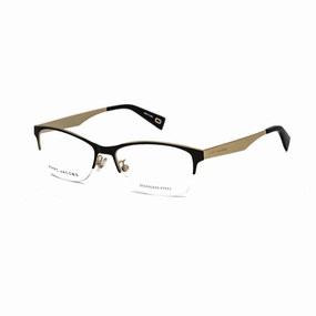 Marc Jacobs Men's Eyeglasses - Black Metal Rectangular Shape Frame | Marc 201 0807 00