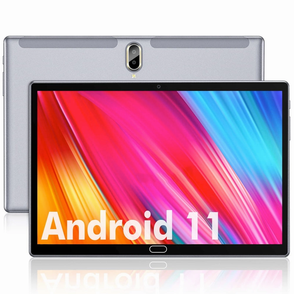 MEIZE K118A 10" Android 11.0 1.6GHz SC9863A Octa-Core 64GB   4GB Dual SIM Tablet 4G Cellular 1080P HD Tablet (Gray)