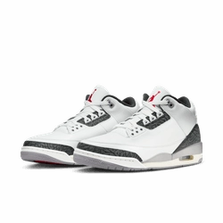 Men's Air Jordan 3 Retro - SUMMIT WHITE/FIRE RED-CEMENT GREY-BLACK