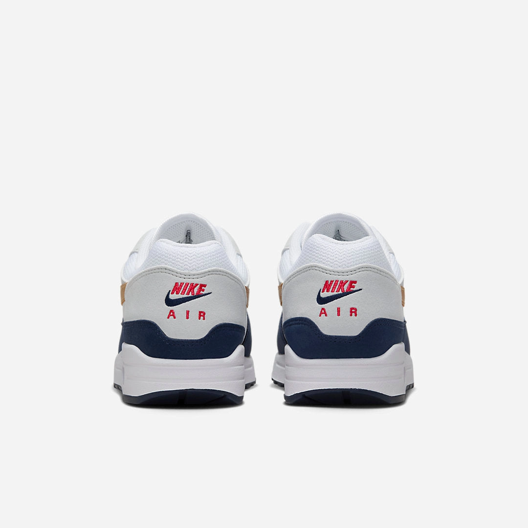 Men's Nike Air Max 1 - OBSIDIAN/METALLIC GOLD-WHITE