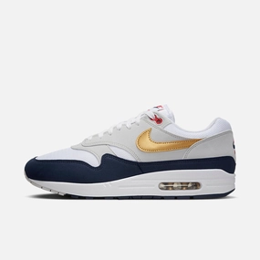 Men's Nike Air Max 1 - OBSIDIAN/METALLIC GOLD-WHITE