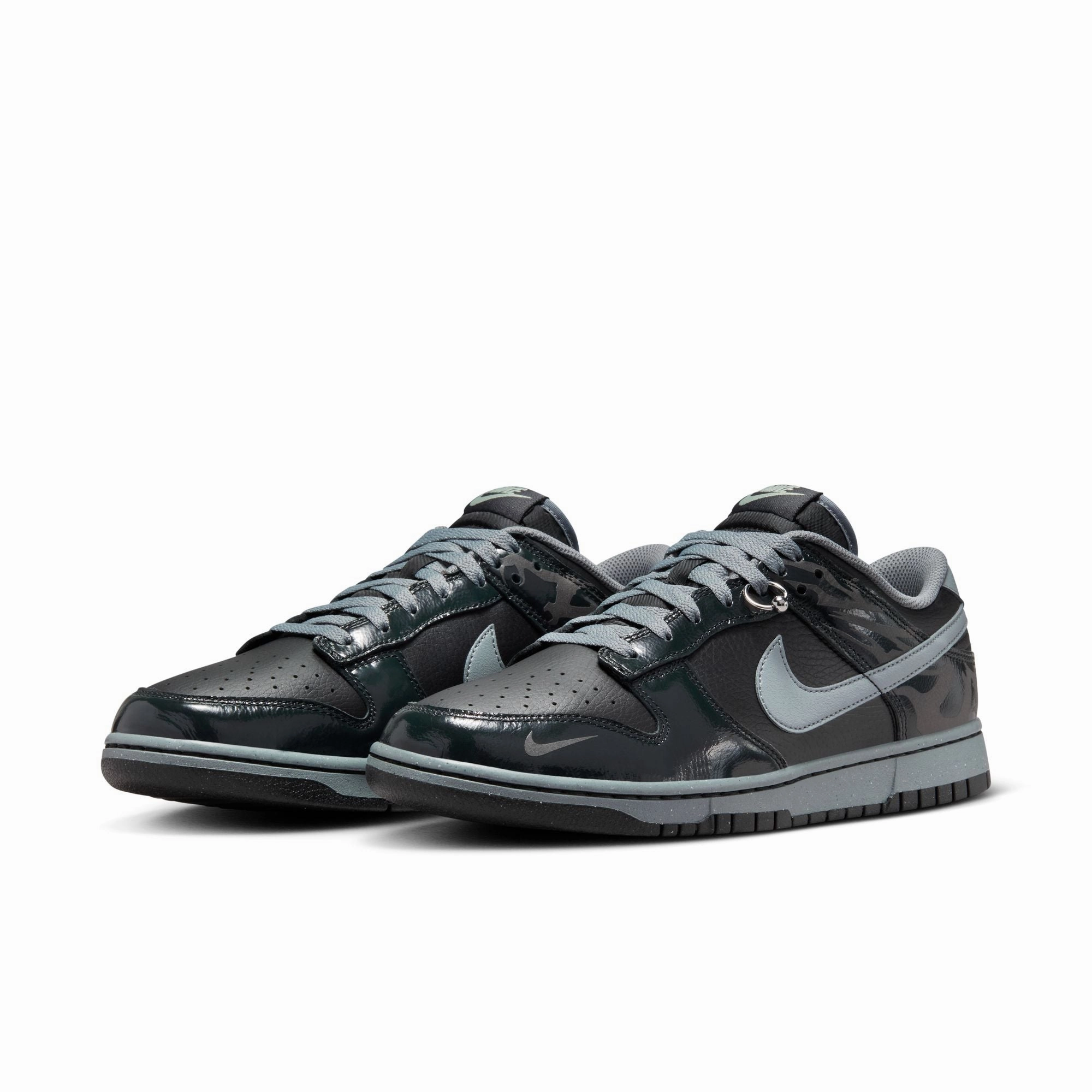 Men's Nike Dunk Low Retro Quickstrike - OFF NOIR/COOL GREY-BLACK-JADE HORIZON