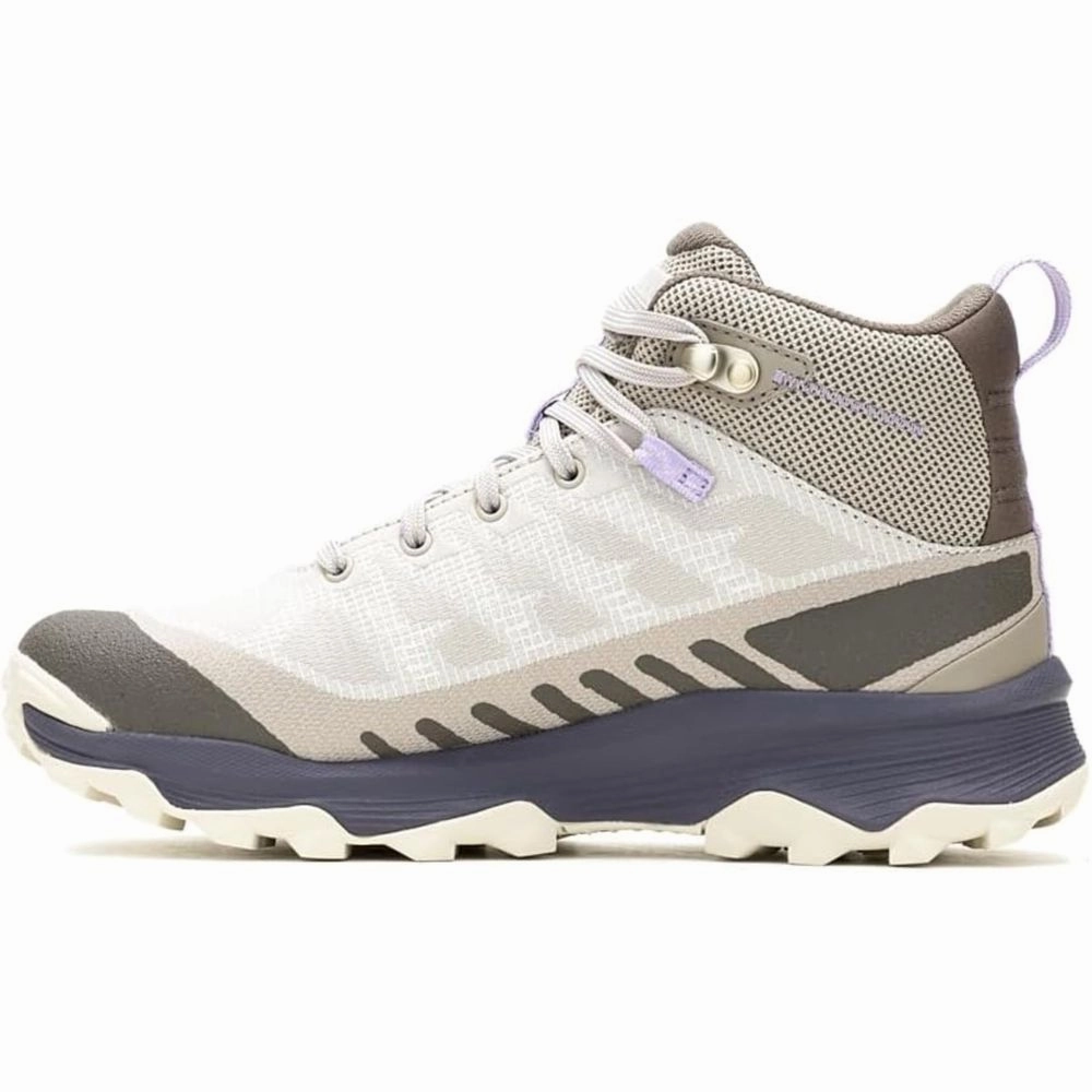 Merrell J037864 Women's Speed Eco Mid Waterproof Boot, Size: 7.5, Dove