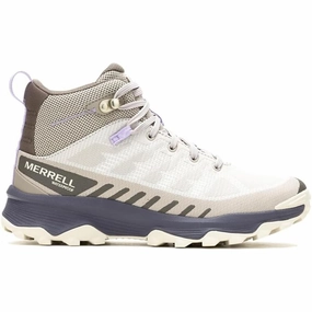 Merrell J037864 Women's Speed Eco Mid Waterproof Boot, Size: 7.5, Dove