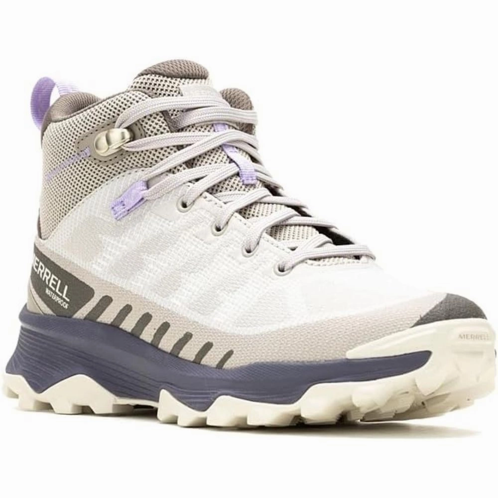 Merrell J037864 Women's Speed Eco Mid Waterproof Boot, Size: 7.5, Dove