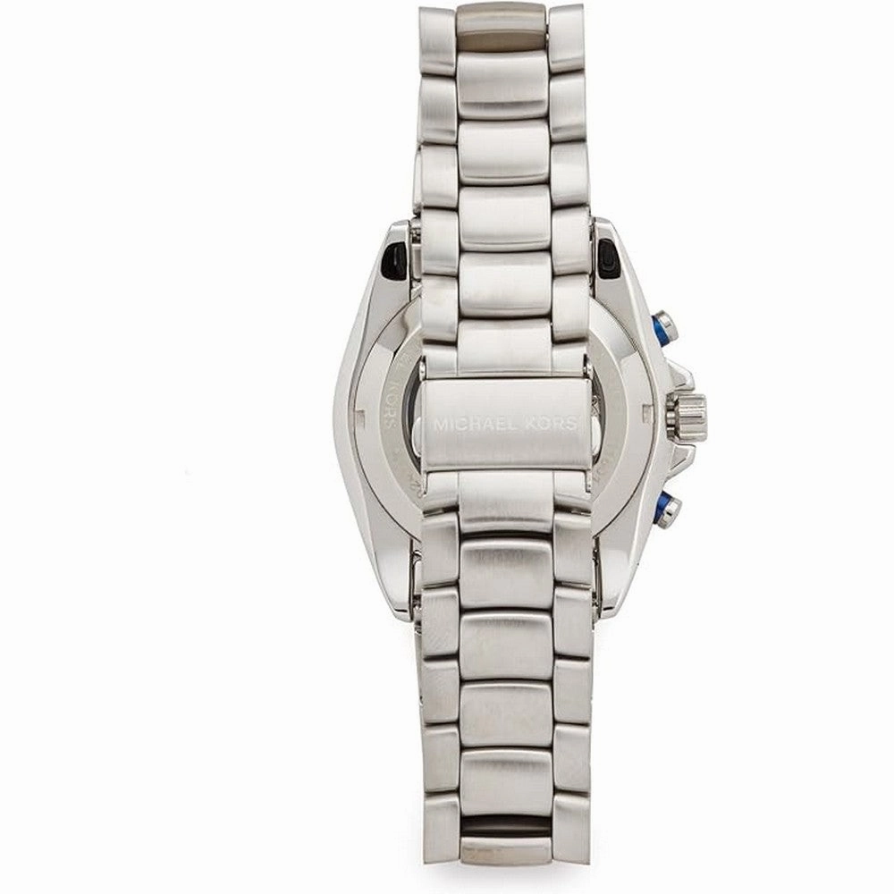Michael Kors JetMaster Blue Skeleton Dial Stainless Steel Men's Watch MK9024