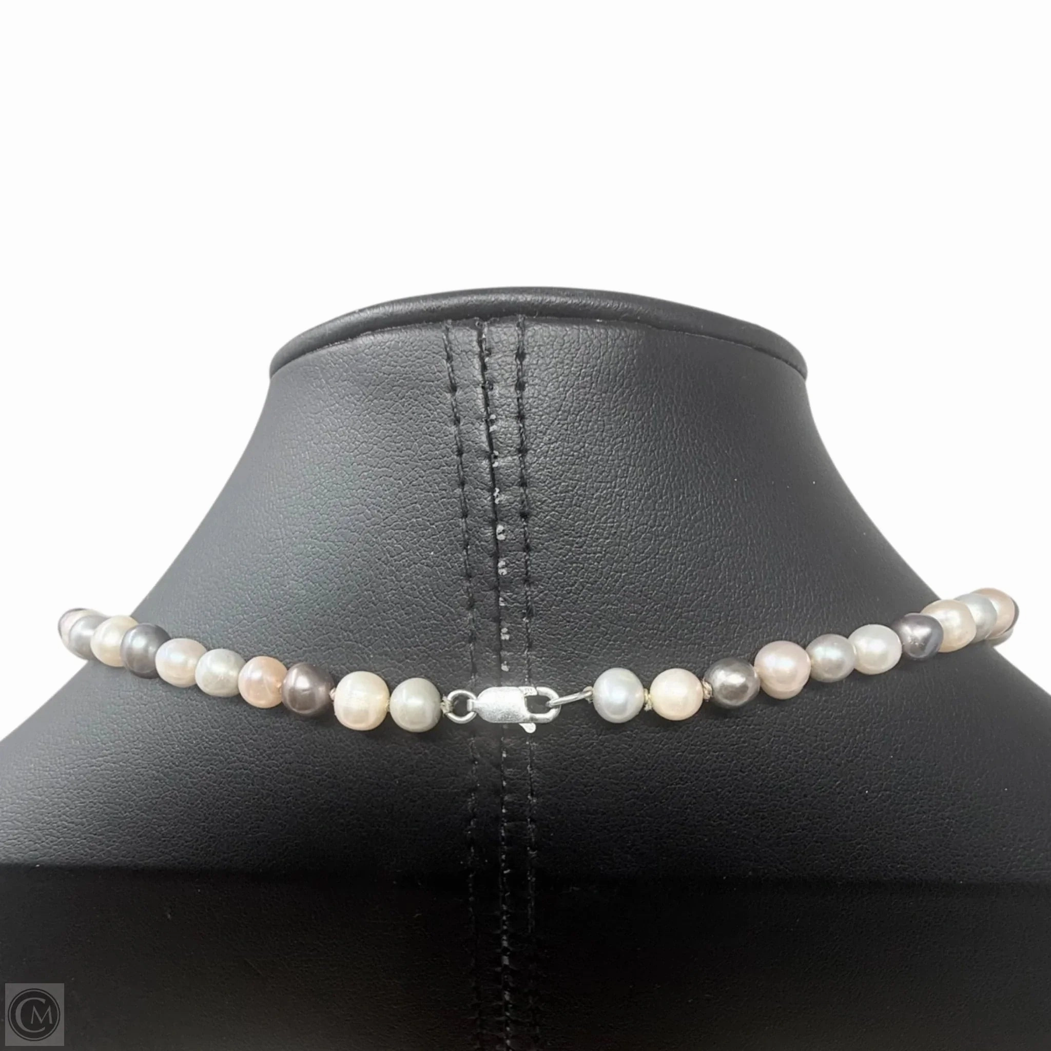 Multicolor Freshwater Cultured Pearl & Sterling Silver Necklace By Clothes Mentor