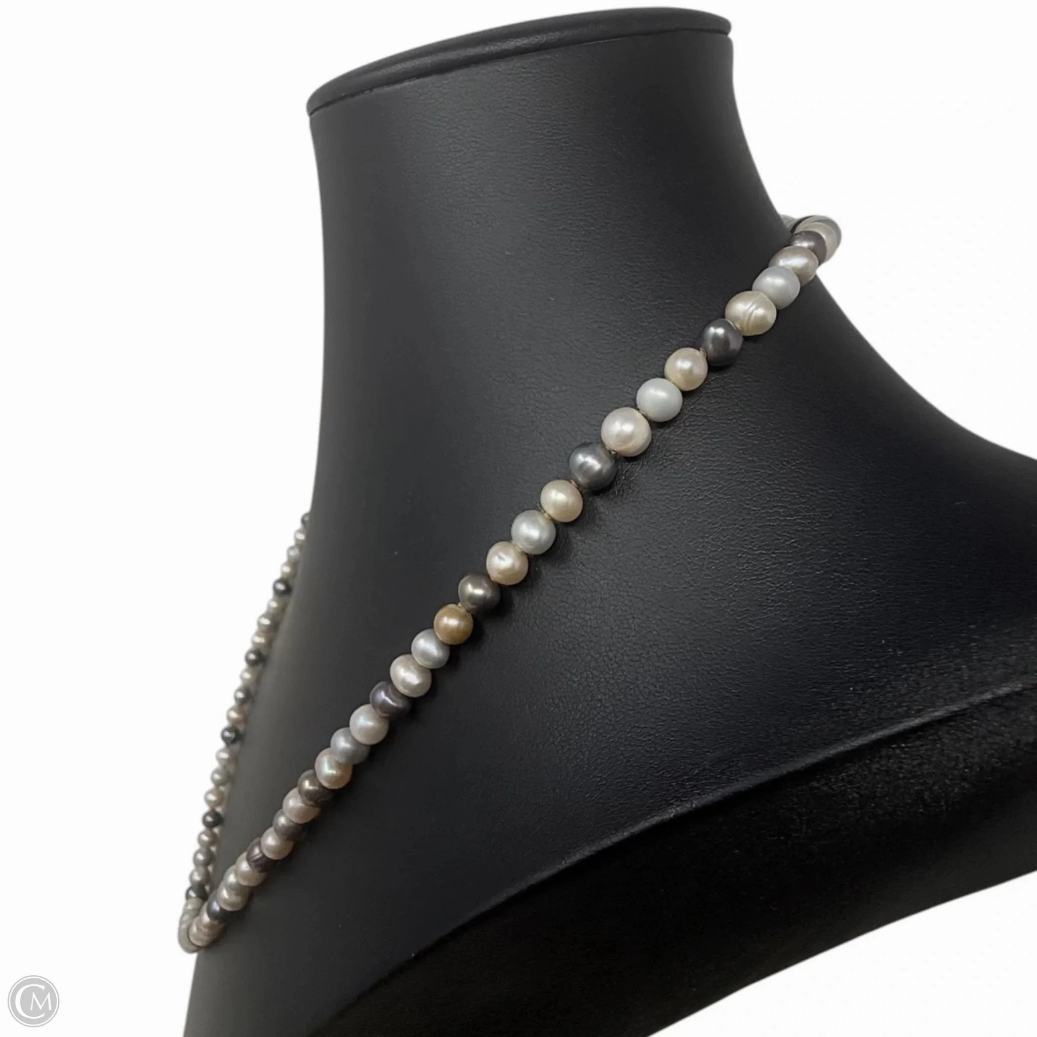 Multicolor Freshwater Cultured Pearl & Sterling Silver Necklace By Clothes Mentor