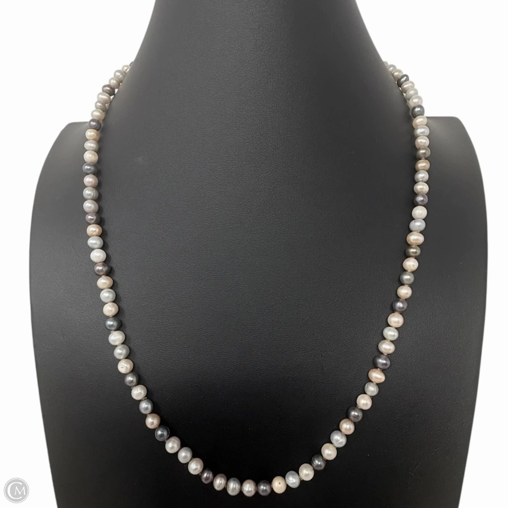 Multicolor Freshwater Cultured Pearl & Sterling Silver Necklace By Clothes Mentor