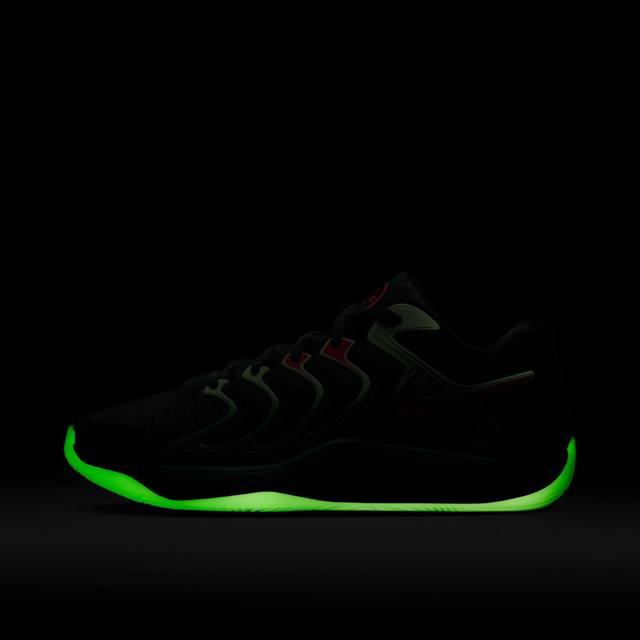 Nike KD17 Black / Bright Crimson - Vintage Green