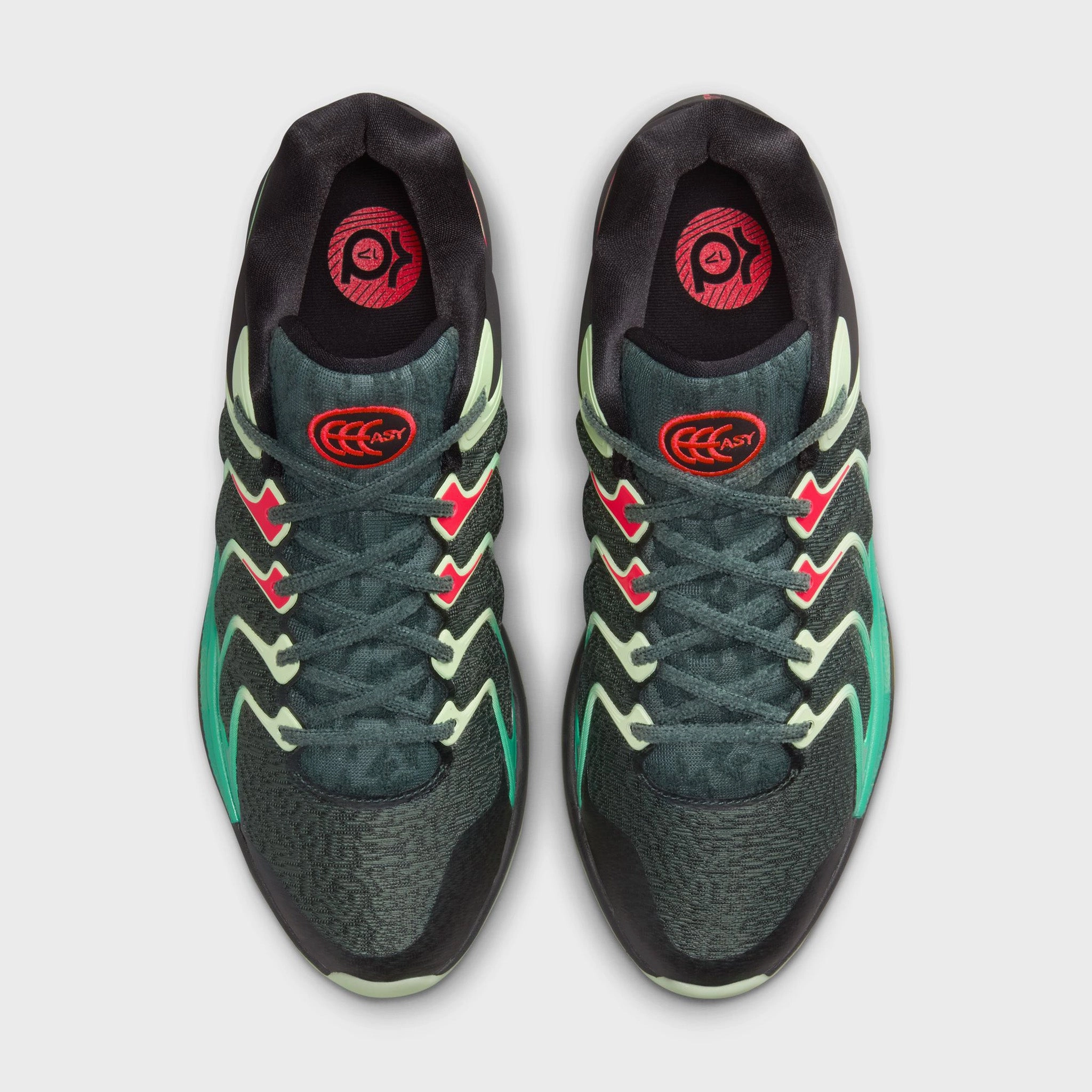 Nike KD17 Black / Bright Crimson - Vintage Green