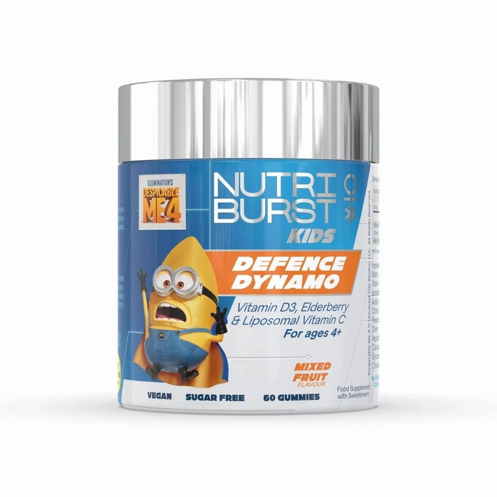 Nutriburst Minions Defence Dynamo Vitamins 4  years 60 pcs