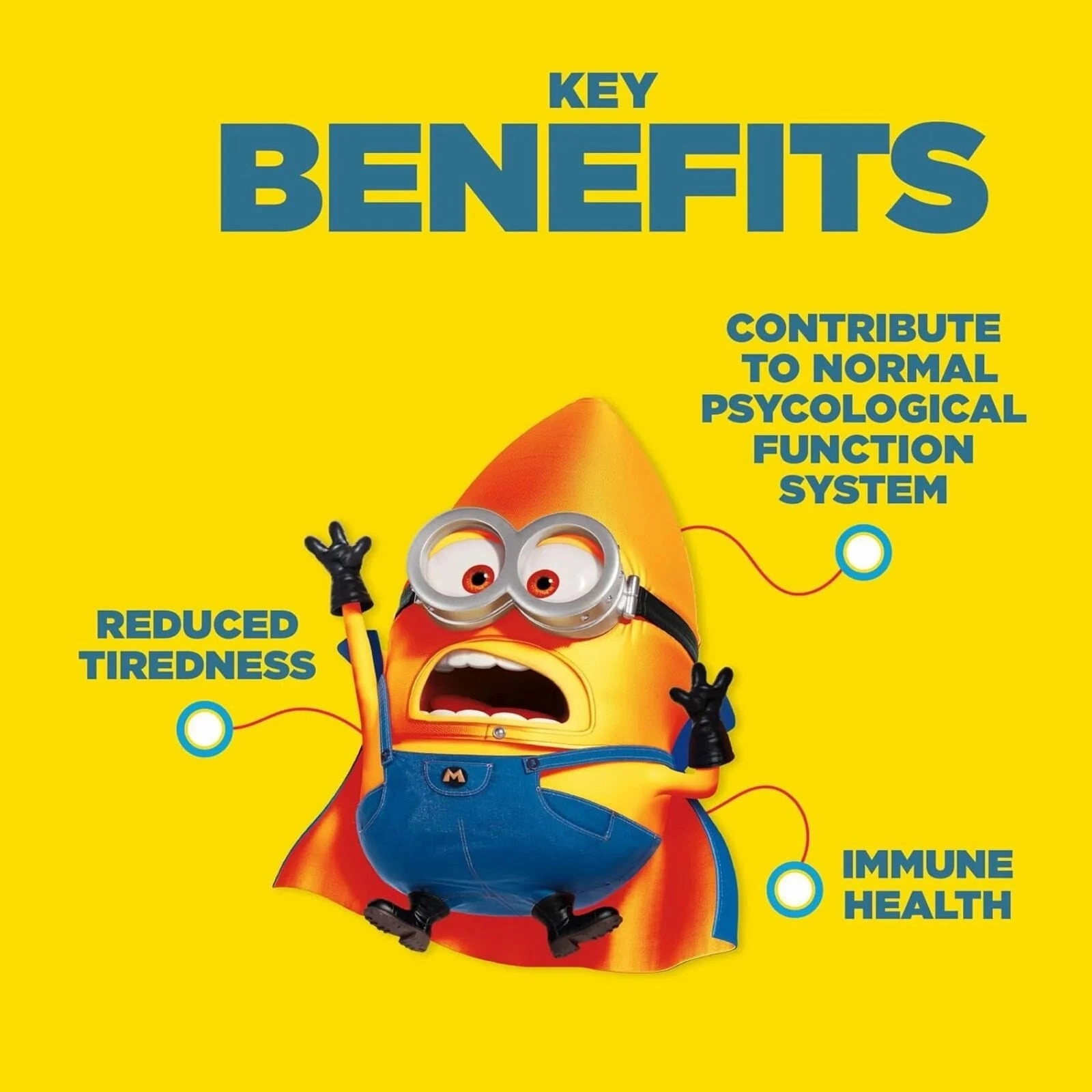 Nutriburst Minions Defence Dynamo Vitamins 4  years 60 pcs