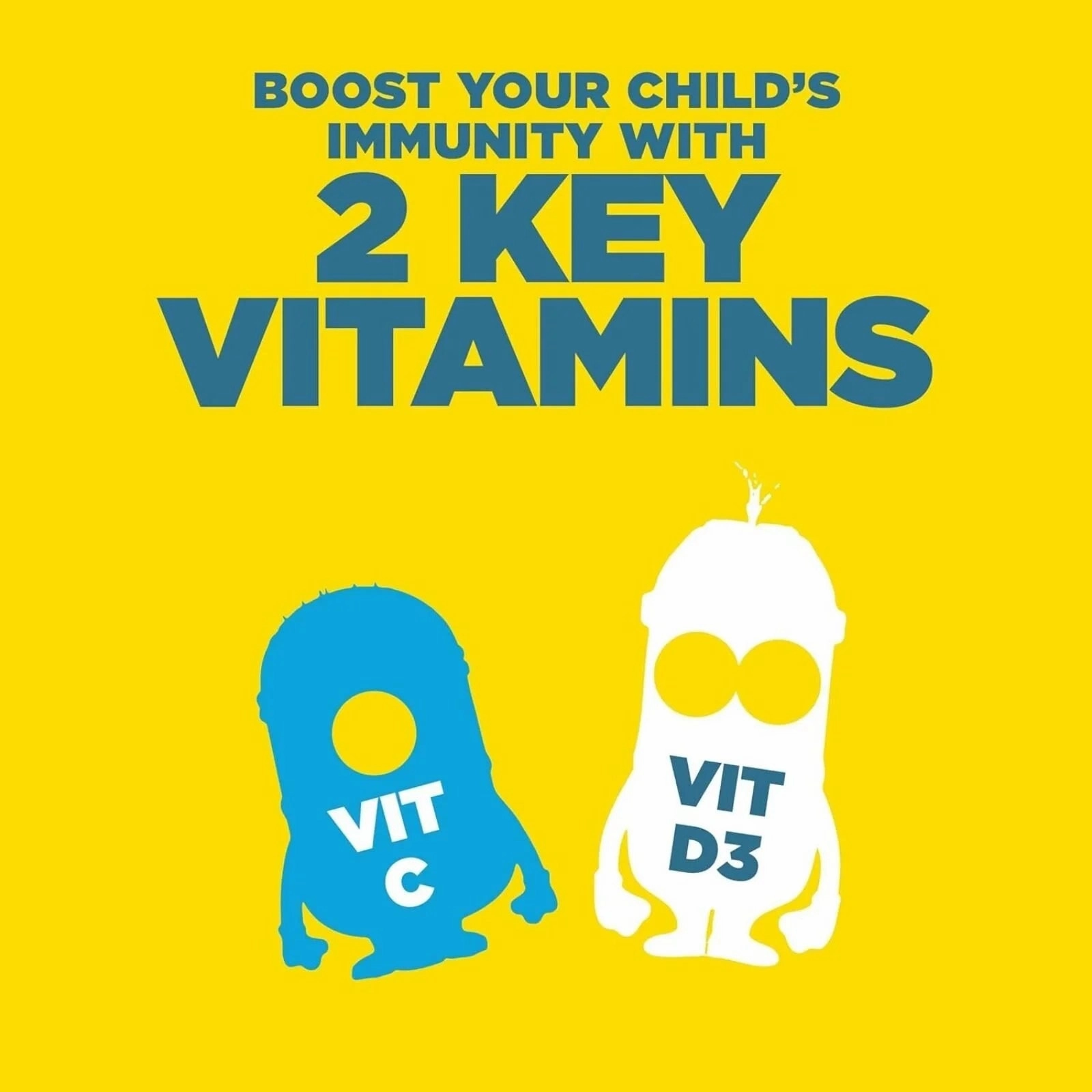 Nutriburst Minions Defence Dynamo Vitamins 4  years 60 pcs