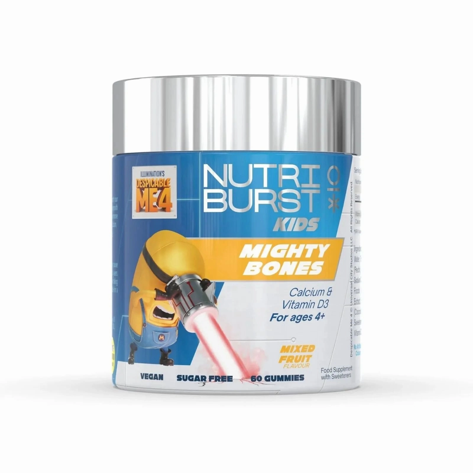 Nutriburst Minions Mighty Bones Vitamins 4  years 60 pcs