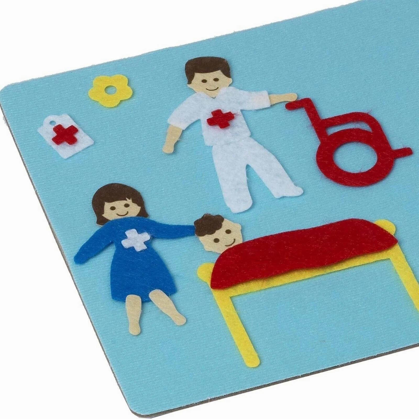 Peterkin Fuzzy Felt Retro - Hospital