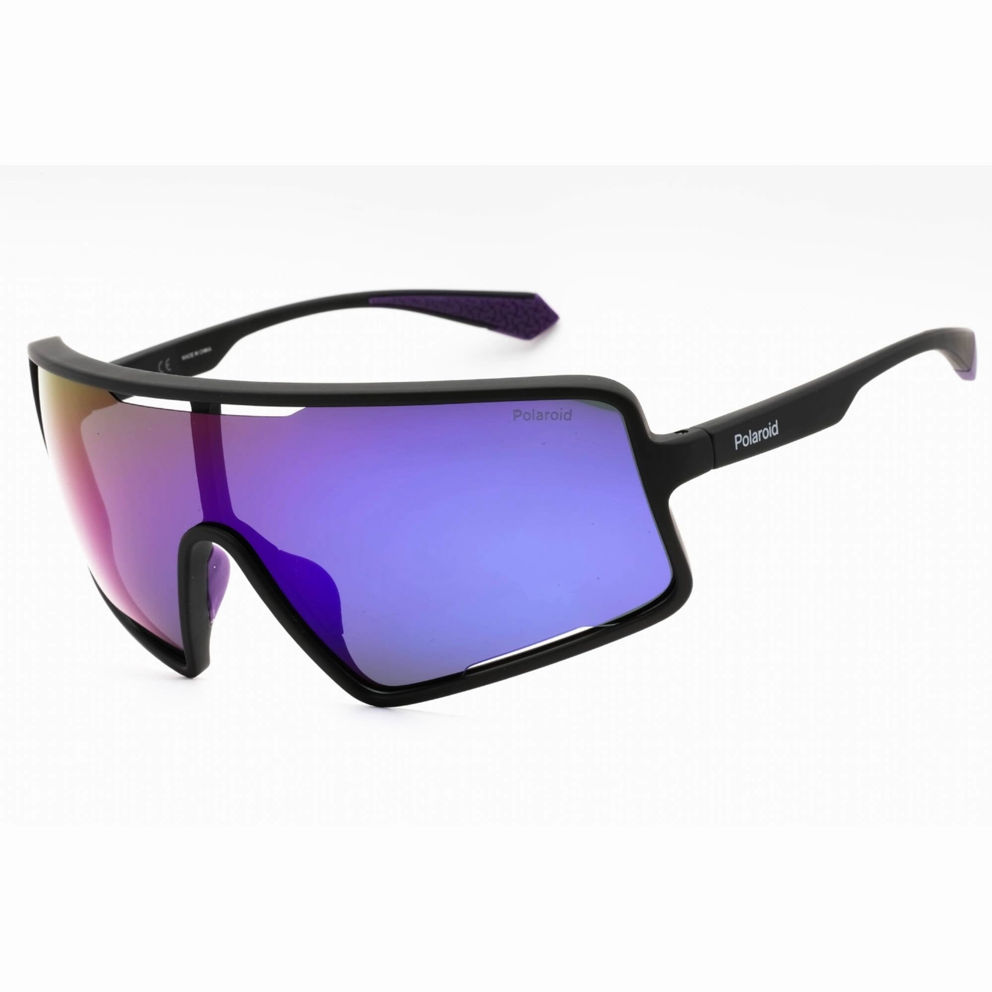 Polaroid Core Men's Sunglasses - Matte Black Violet Shield Frame | PLD 7045/S 5F3 MF