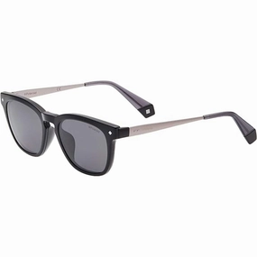 Polaroid Men's Sunglasses - Black Grey Plastic Square Frame | PLD 6080/G/CS 008A