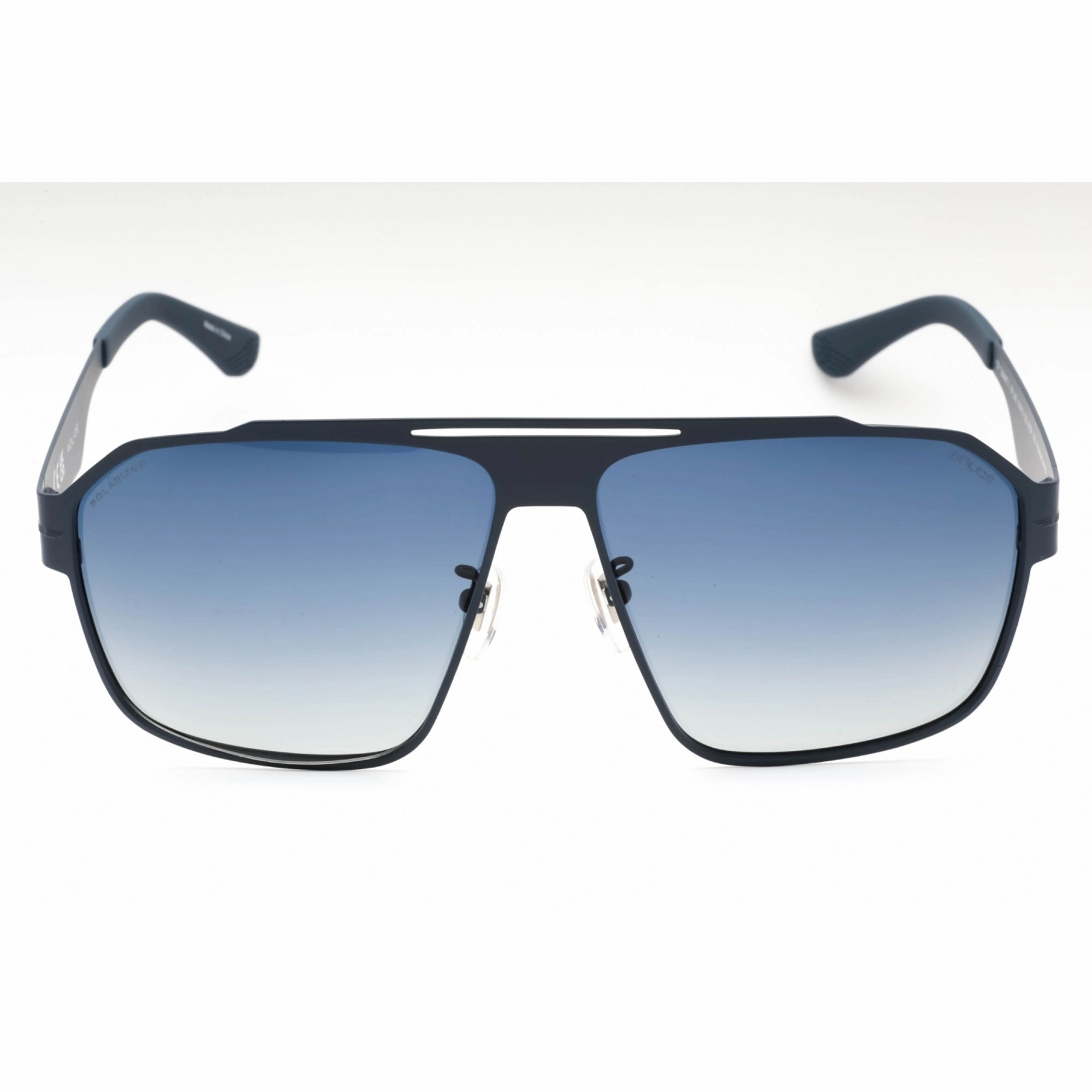 Police Men's Sunglasses - Matte Blue Full Rim Frame Gradient Blue Lens | SPLL08 S72P
