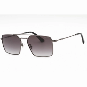 Police Men's Sunglasses - Shiny Gunmetal Aviator Full Rim 59mm Frame | SPLL07 0568