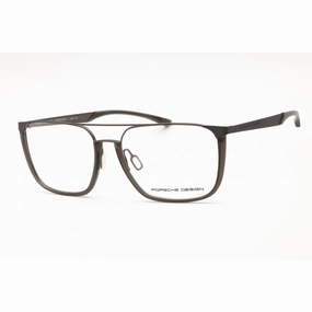 Porsche Men's Eyeglasses - Grey Metal Grey Injected Propionate Pilot Frame | P8388 B