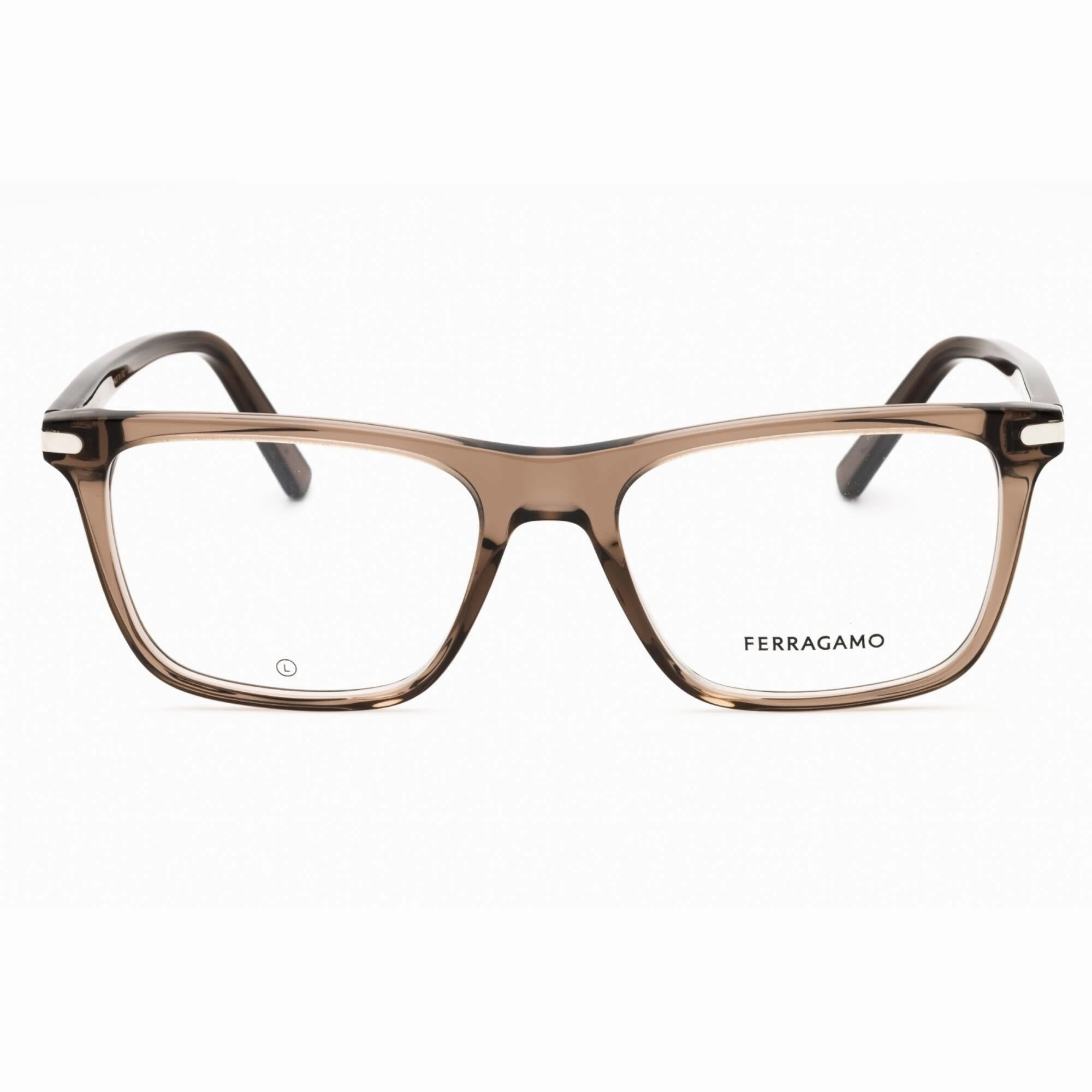 Salvatore Ferragamo Men's Eyeglasses - Transparent Sand Full Rim Frame | SF2959N 278