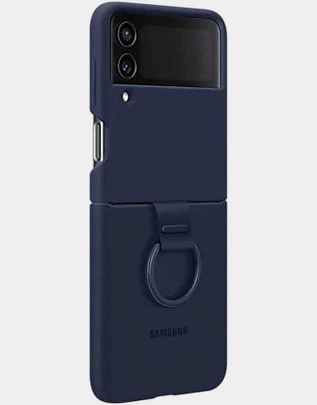 Samsung Galaxy Z Flip4 Silicone Cover With Ring