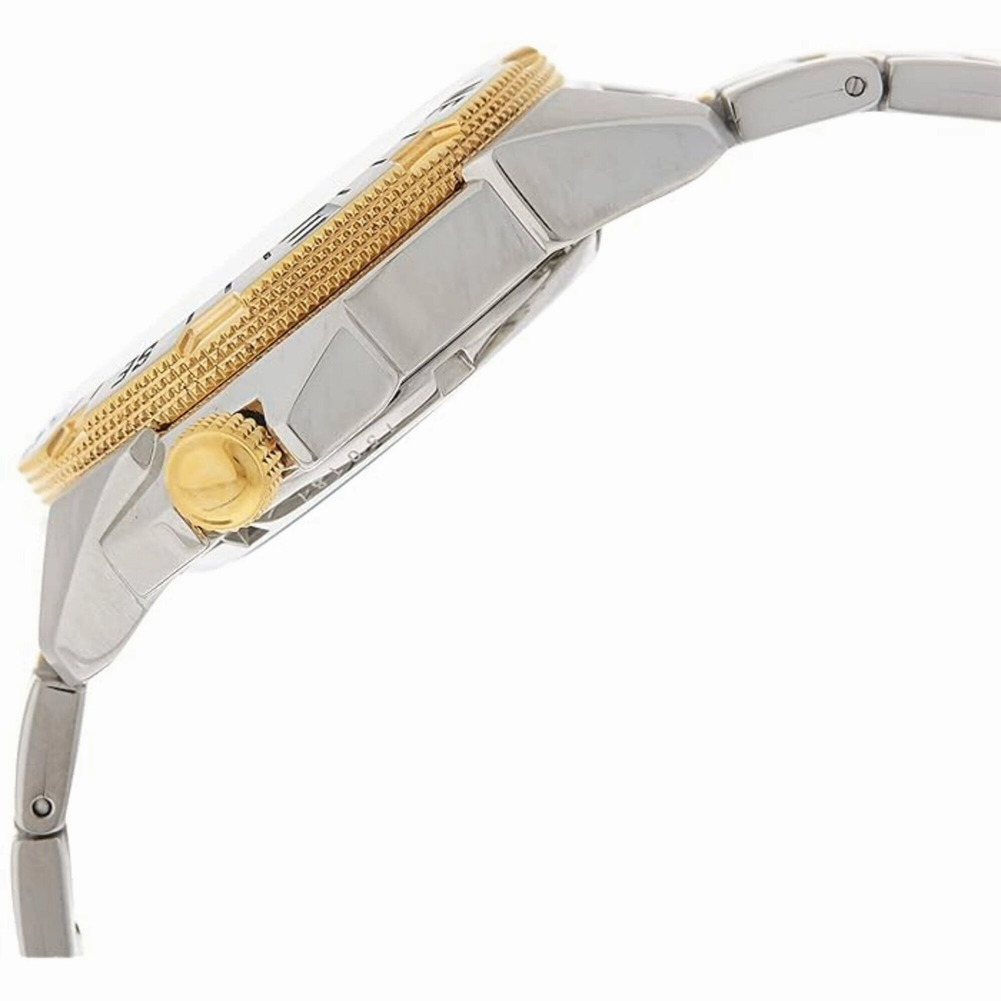 Seiko Men's Watch - 5 Sports Automatic Silver Tone Dial Two Tone Bracelet | SNZF08J1