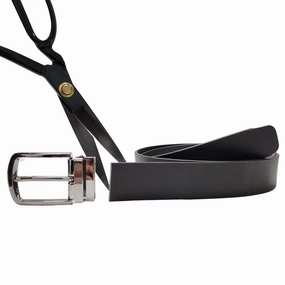 Size Your Own Belt - 100% Full-Grain Leather Strap With Heavy Duty Buckle