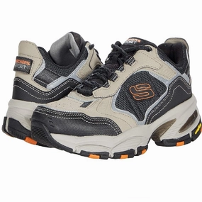 SKECHERS 237145-TPBK Vigor 3.0 (Taupe/Black) Men's Shoes 14 D - Medium
