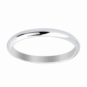 Sterling Silver 3mm Band Ring - R-03