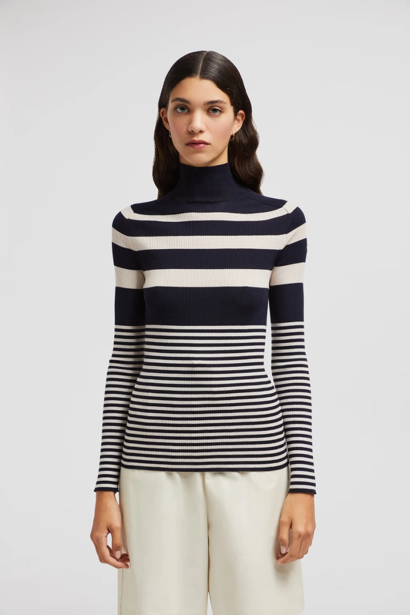 Striped Turtleneck