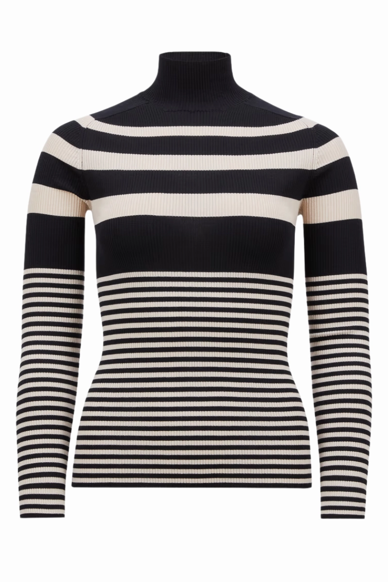 Striped Turtleneck