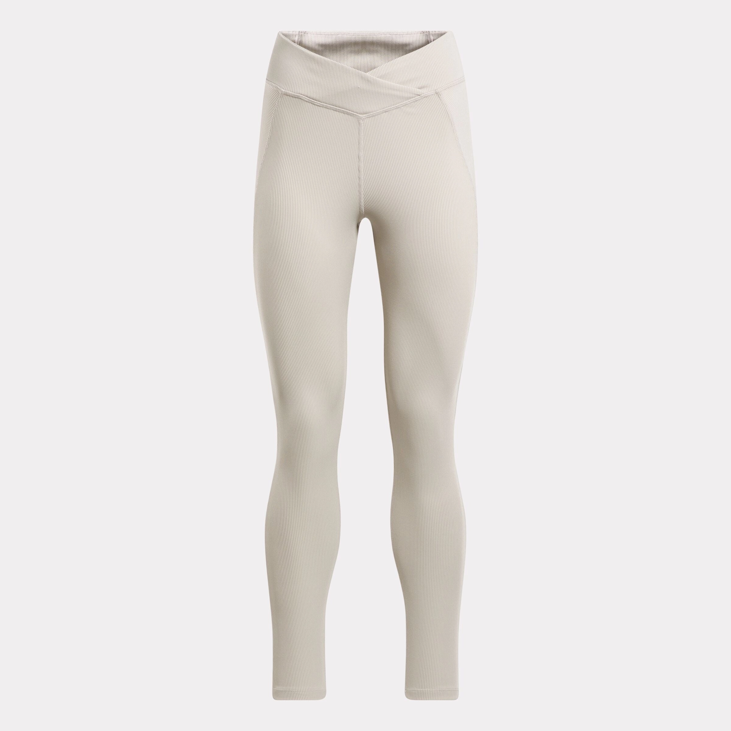 Studio Ribbed High-Rise Leggings Ash