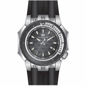 Technomarine Men's Watch - Manta Sea Quartz Gunmetal Dial Silicone Strap | TM-224006